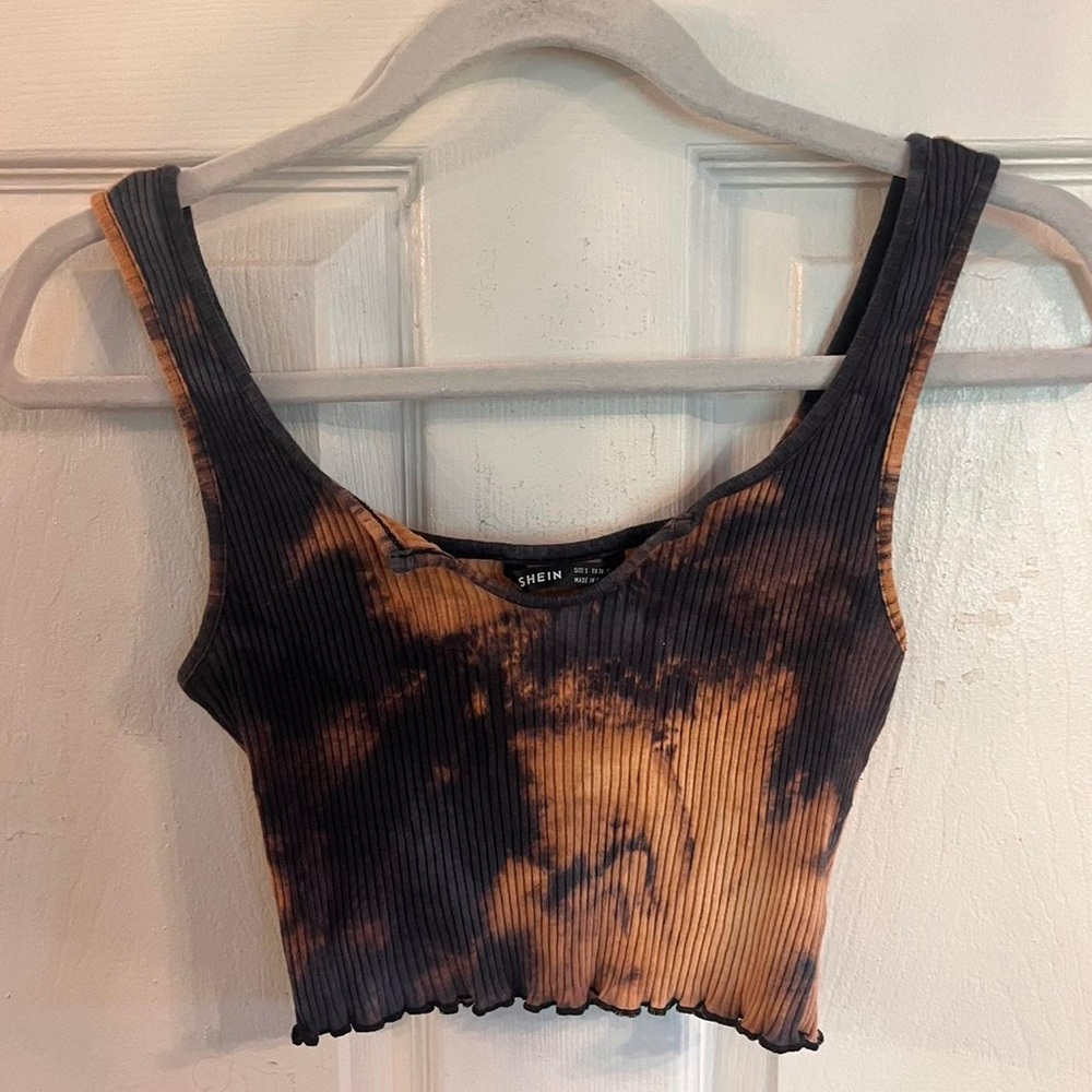 Y2K Bleached Tank Top